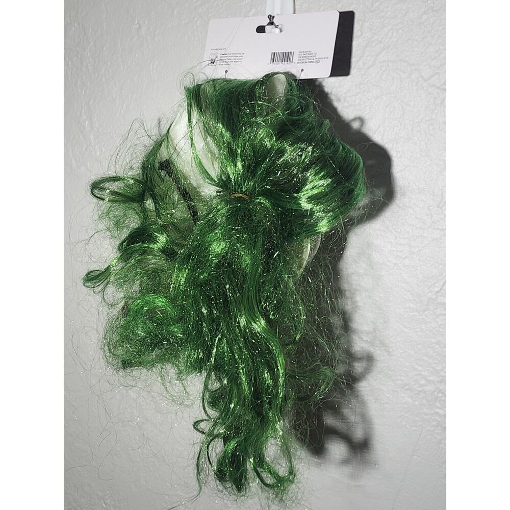 Halloween Latex Mask~ Joker Clown Mask ~Green Hair~ Adult Size~ New~ With Tags - Picture 2 of 2
